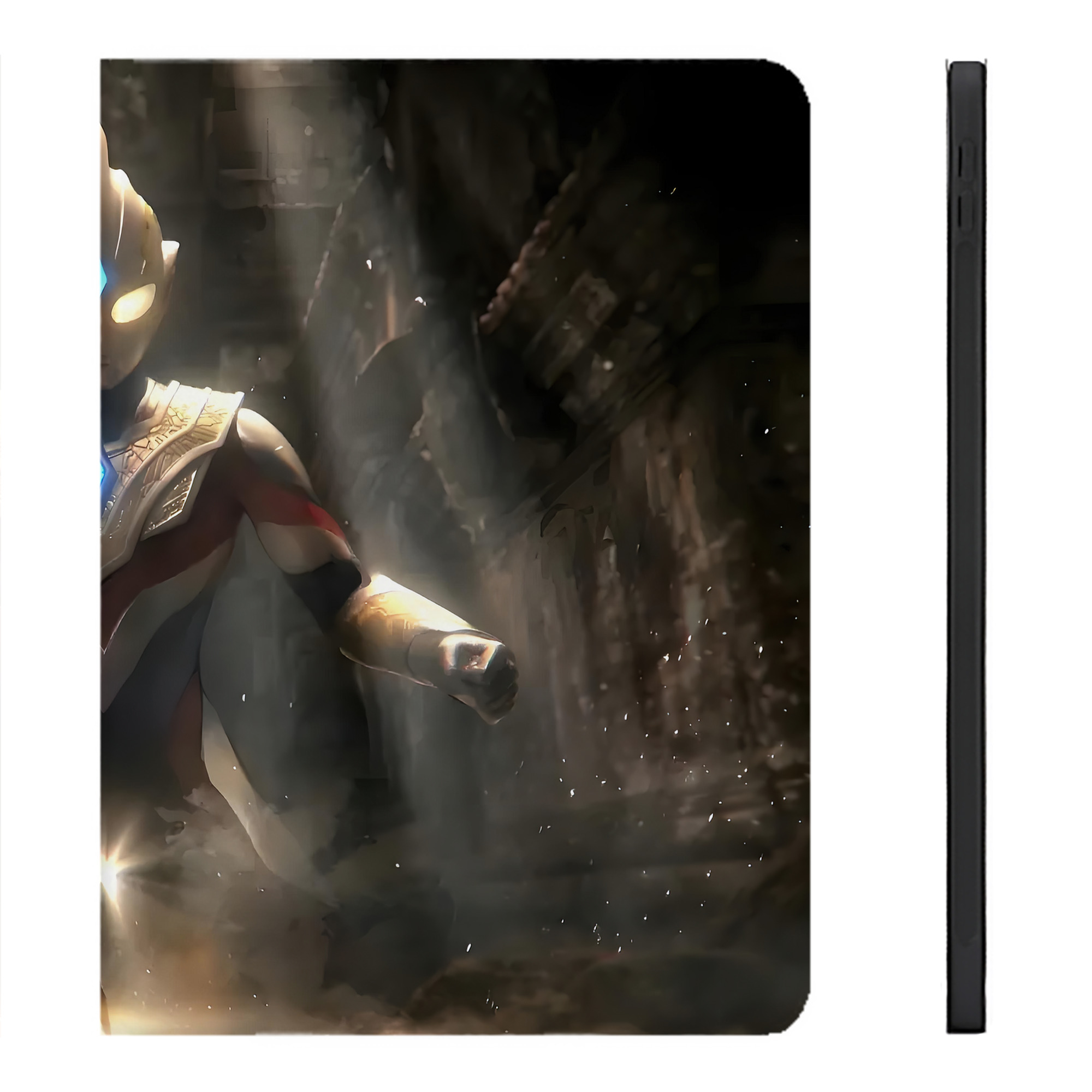 （画像用） ウルトラマン Ultraman IPadケース ペンホルダー付き ブックスタイルデザイン